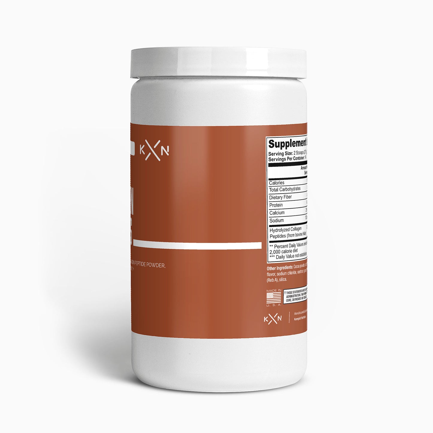 Grass-Fed Hydrolyzed Collagen Peptides Powder (Chocolate)