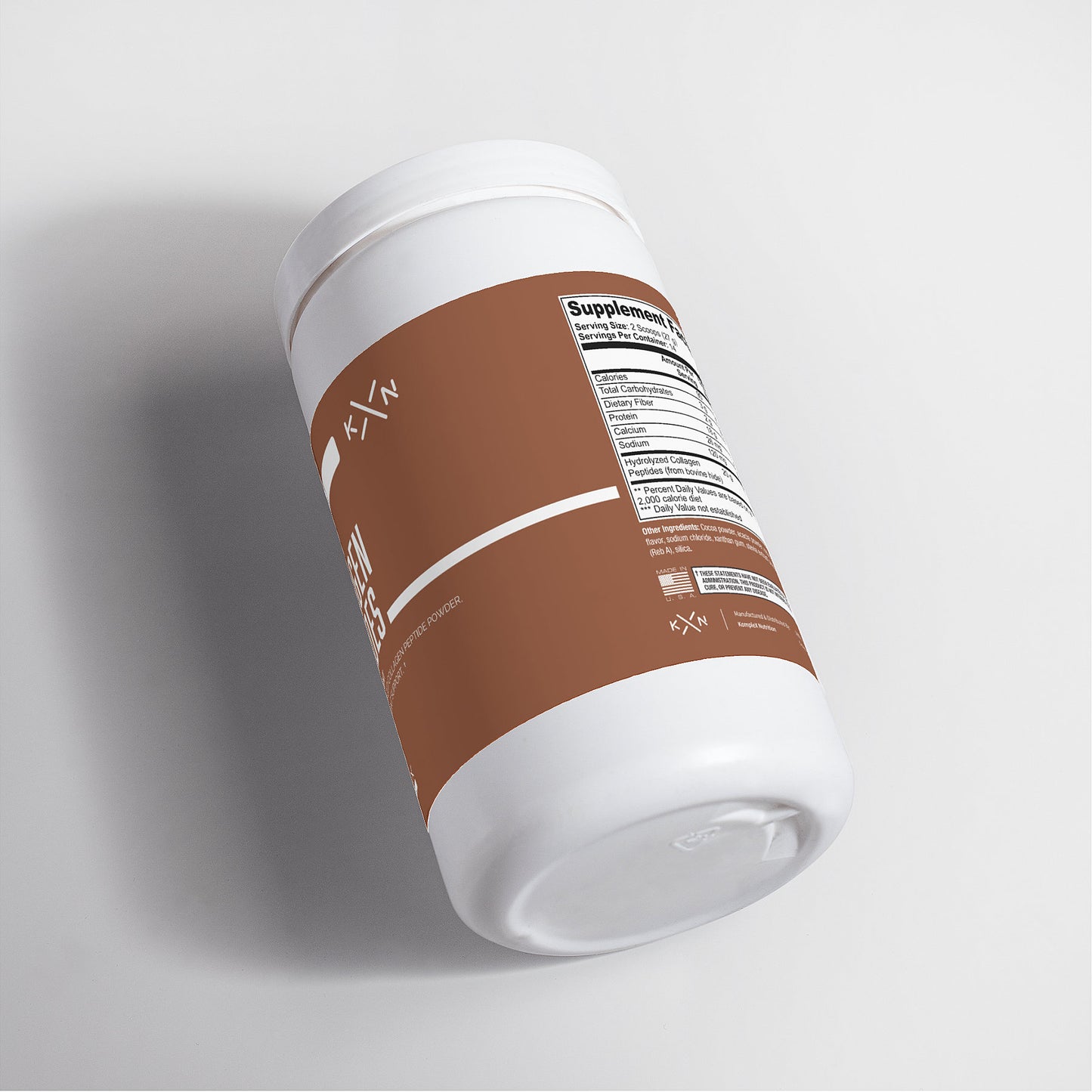 Grass-Fed Hydrolyzed Collagen Peptides Powder (Chocolate)