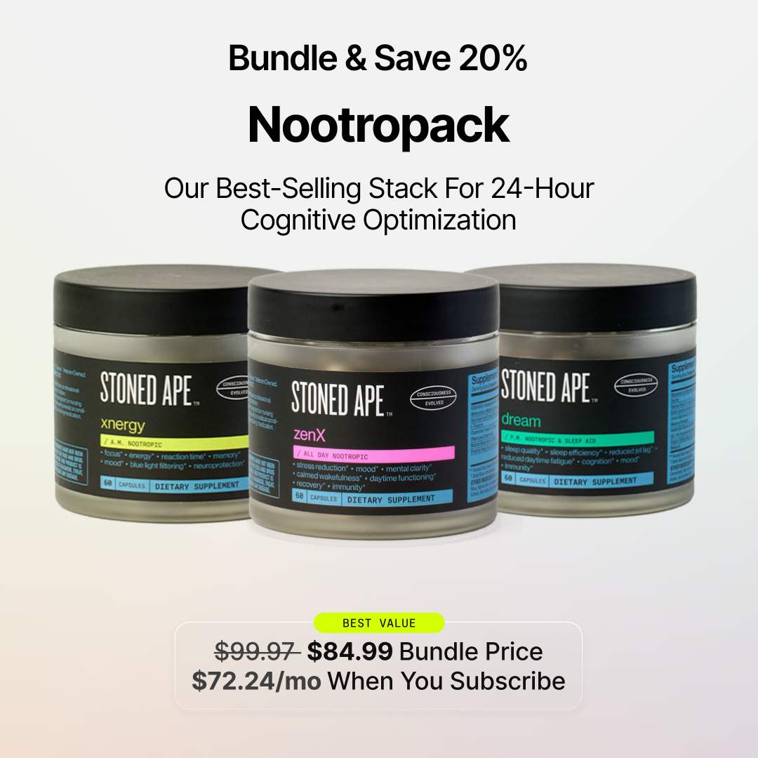 Xnergy: A.M. Nootropic for Calm Energy, Focus & Motivation