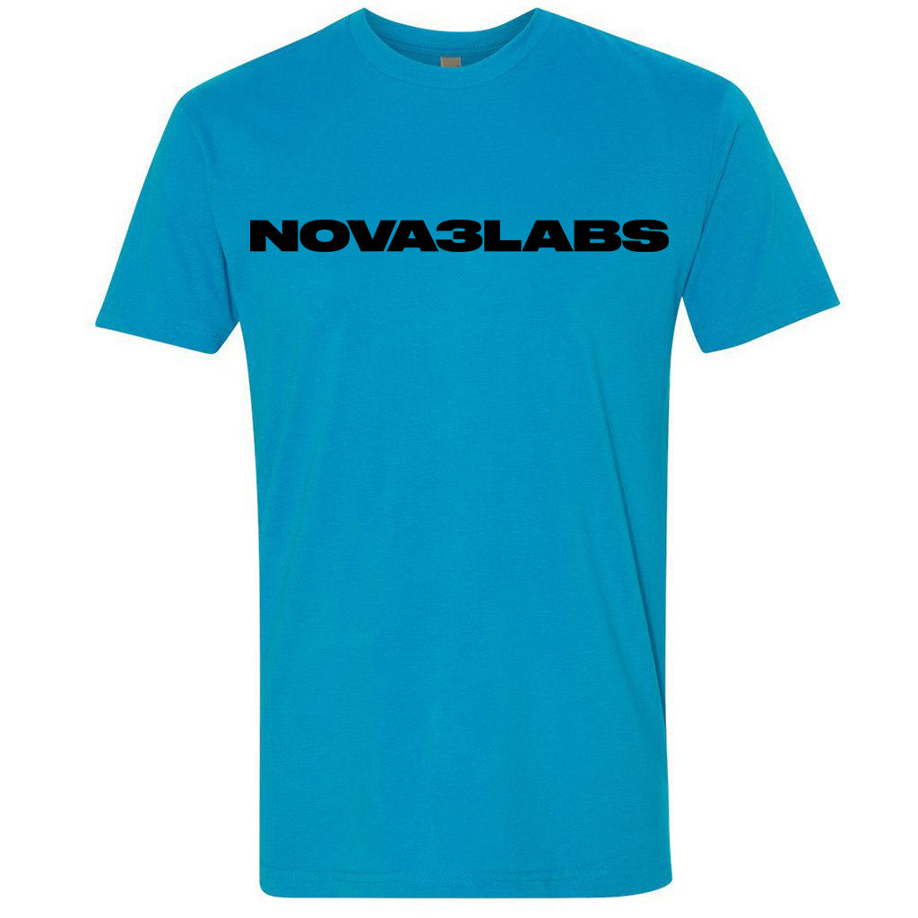 Nova3Labs Logo Blue Tee