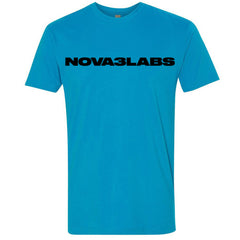 Nova3Labs Logo Blue Tee